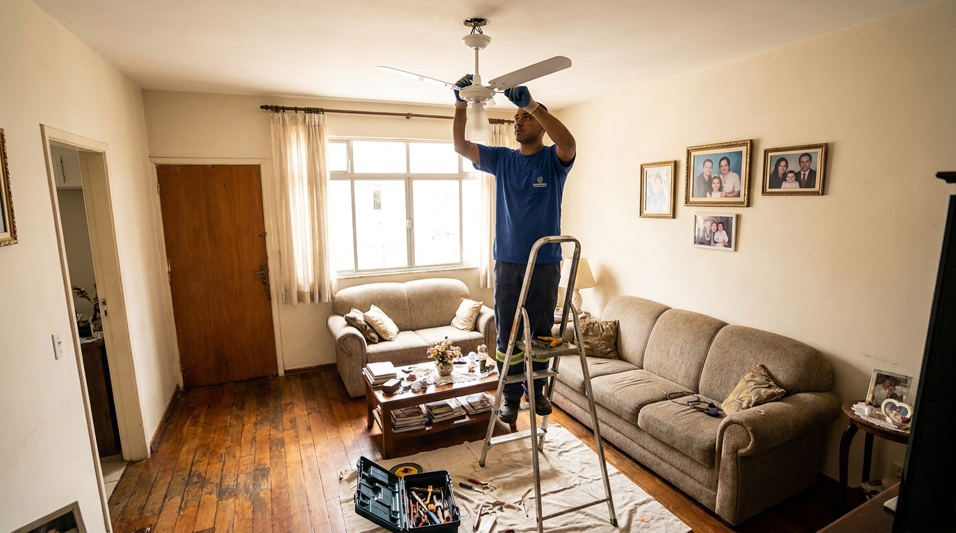 Substituição de Ventilador em Governador Valadares‑MG